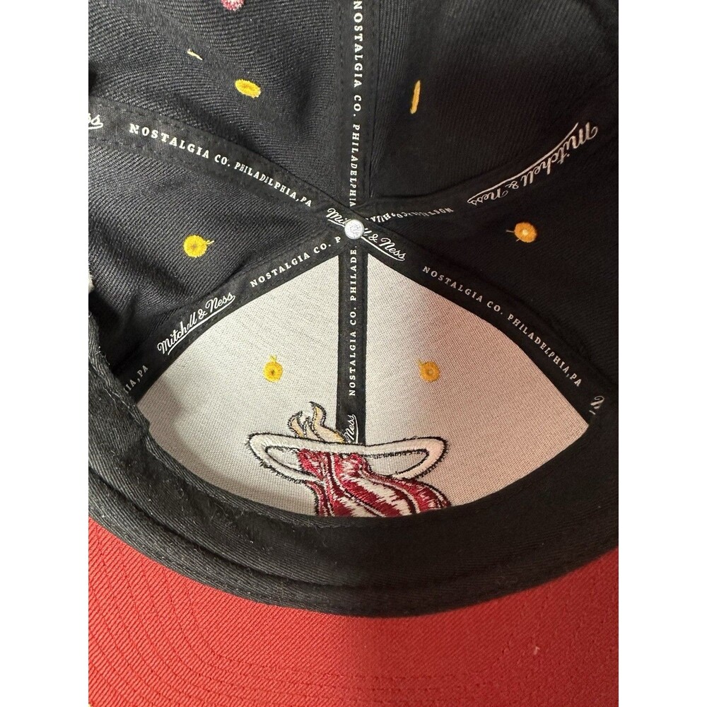 MENS MITCHELL & NESS NBA CORE BASIC SNAPBACK HEAT… - image 7